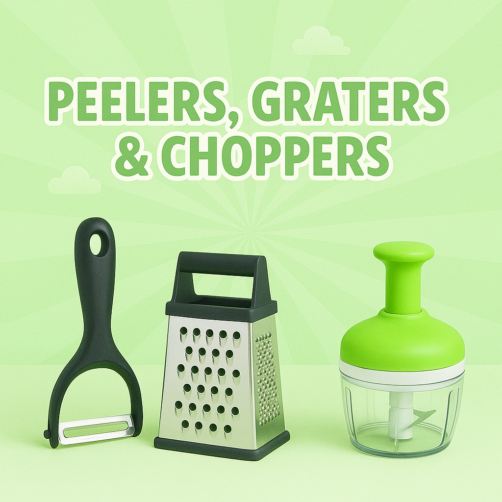 Peelers, Graters & Choppers