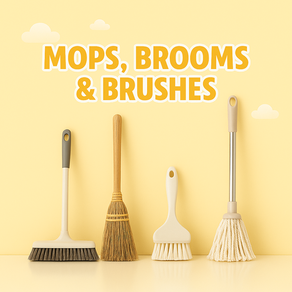 Mops, Brooms & Brushes
