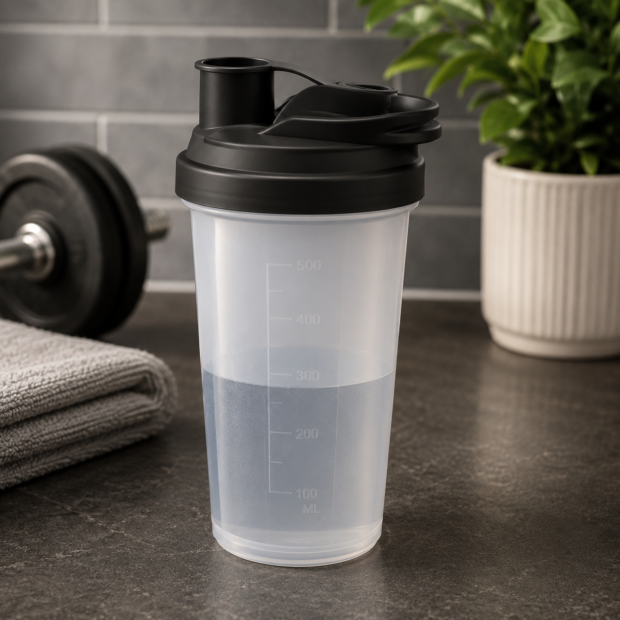 SPORTS PROTEIN SHAKER BOTTLE