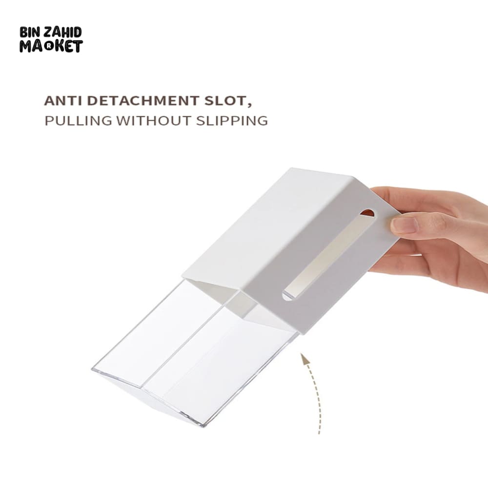 1 PIECE PUNCH-FREE DUAL-OPENING STORAGE BOX – COTTON PADS HAIR CLIPS & EXTRACTION TOOLS