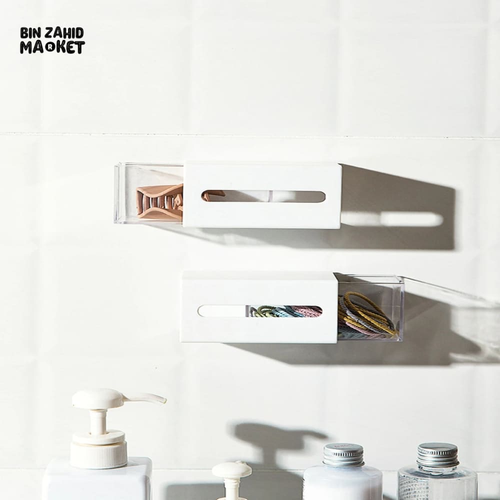 1 PIECE PUNCH-FREE DUAL-OPENING STORAGE BOX – COTTON PADS HAIR CLIPS & EXTRACTION TOOLS