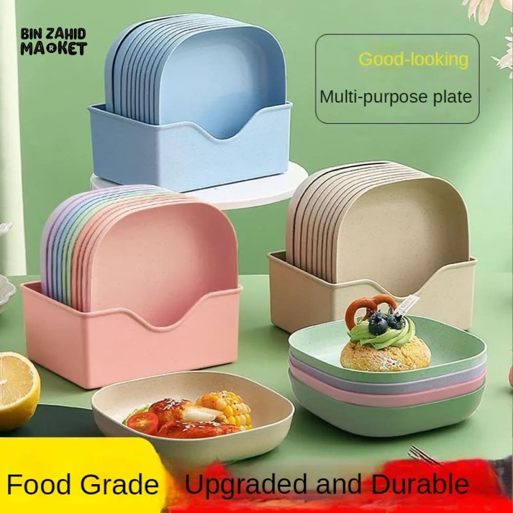 10 PIECES CREATIVE PLATE SET
