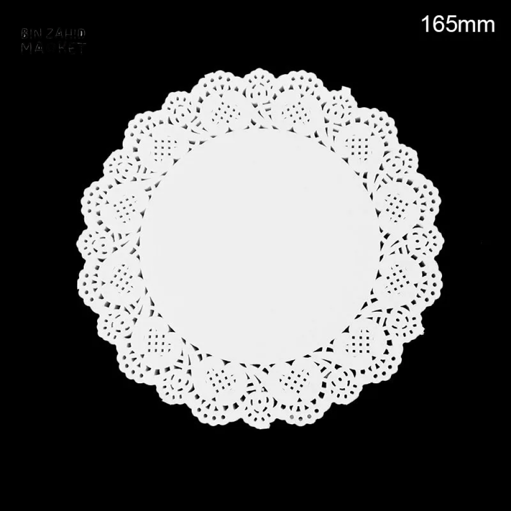 100 PIECES 215MM WHITE LACE DOILIES PAPER COASTERS PLACEMATS PARTY DECOR