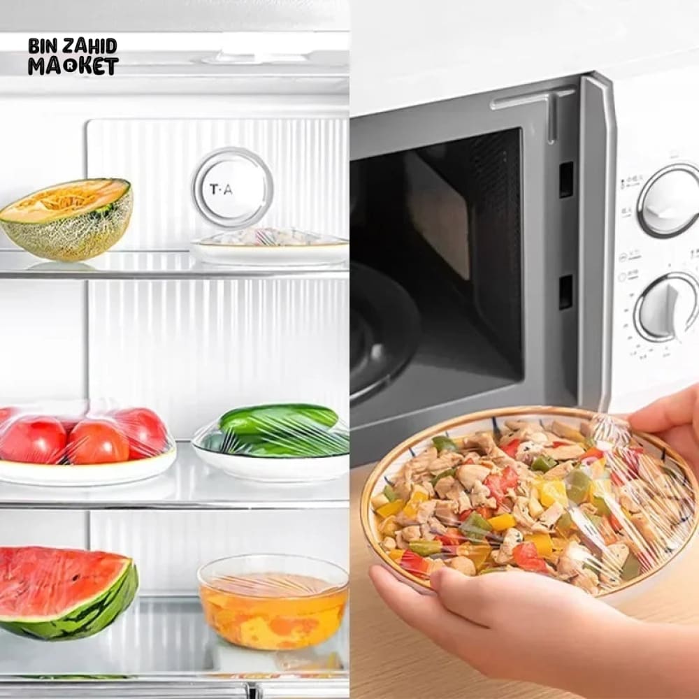 100 PIECES COLOFUL FOOD COVERS