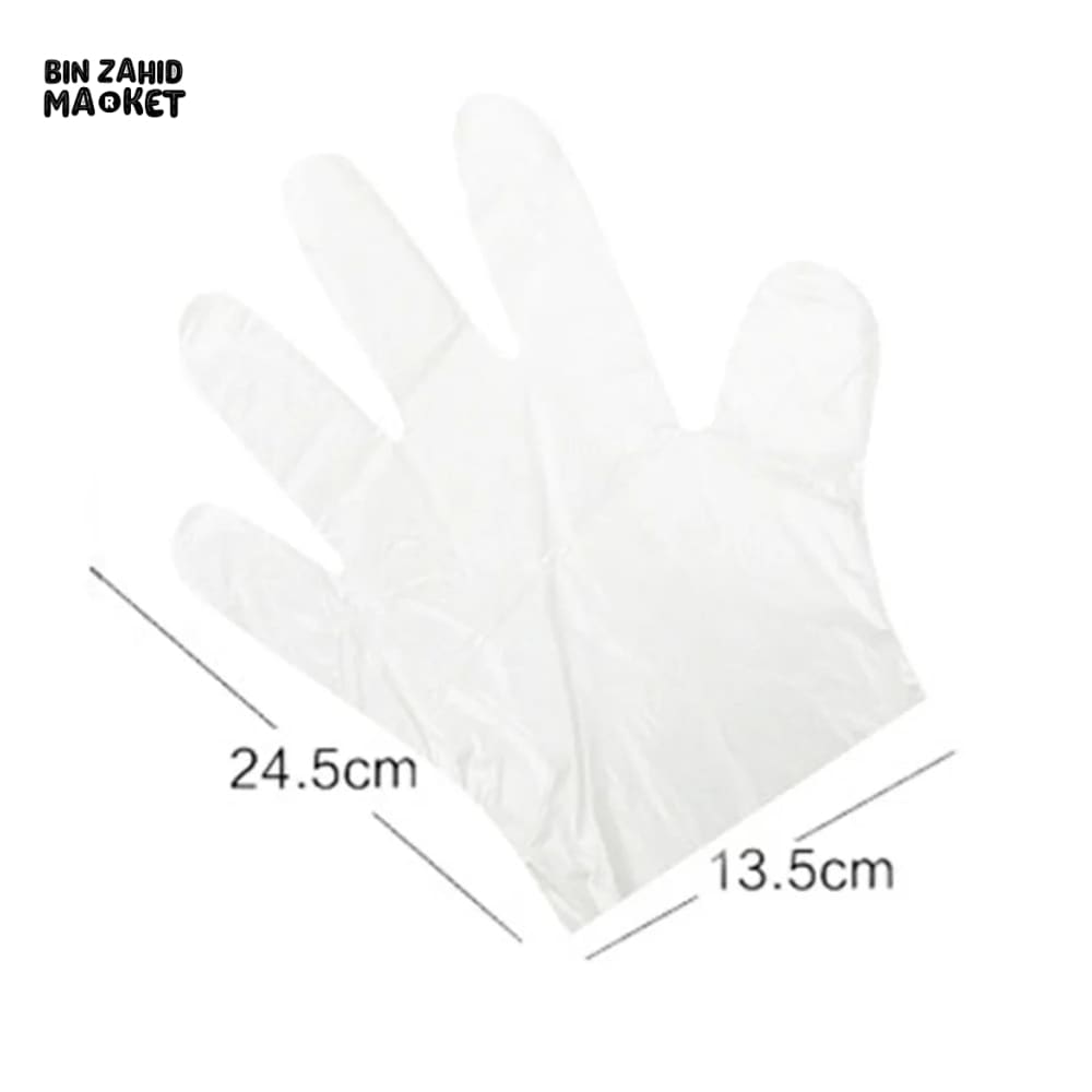 100 PIECES DISPOSABLE GLOVES