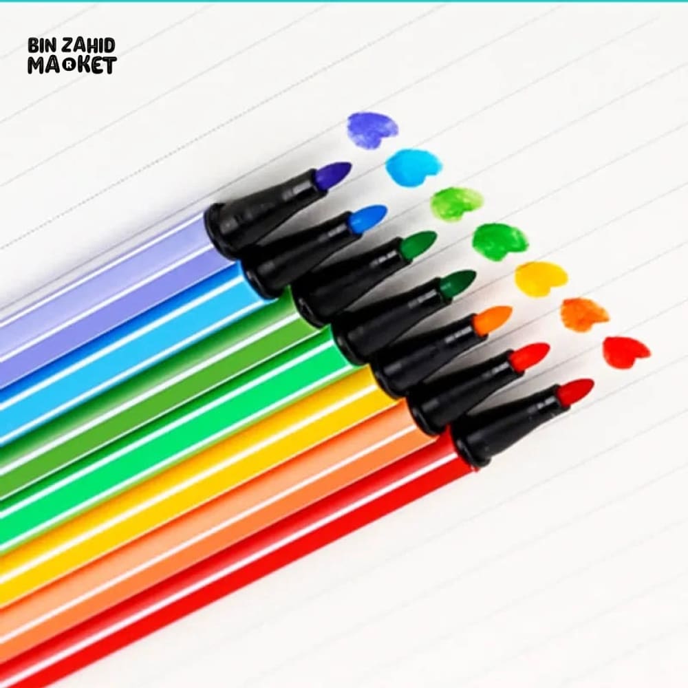 12 PIECES WATER COLORS PEN SET