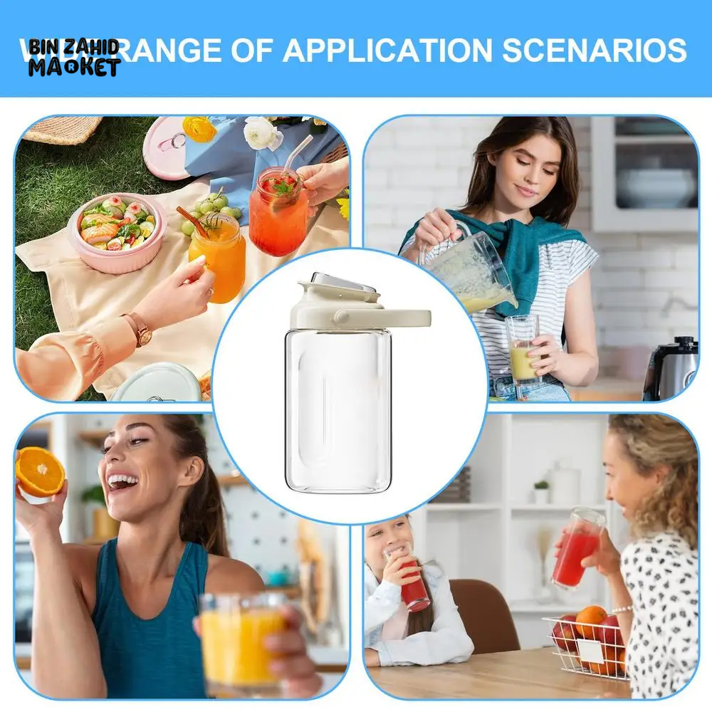 COLD WATER BOTTLE WITH TAP LEMONADE CONTAINER WATER DISPENSER 2000ml