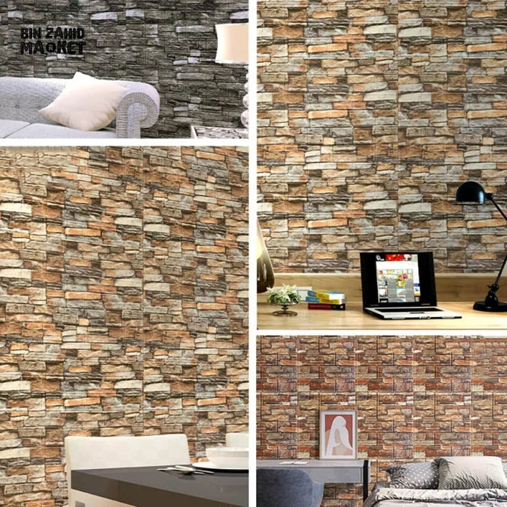 SELF ADHESIVE WALL BRICK SHEET
