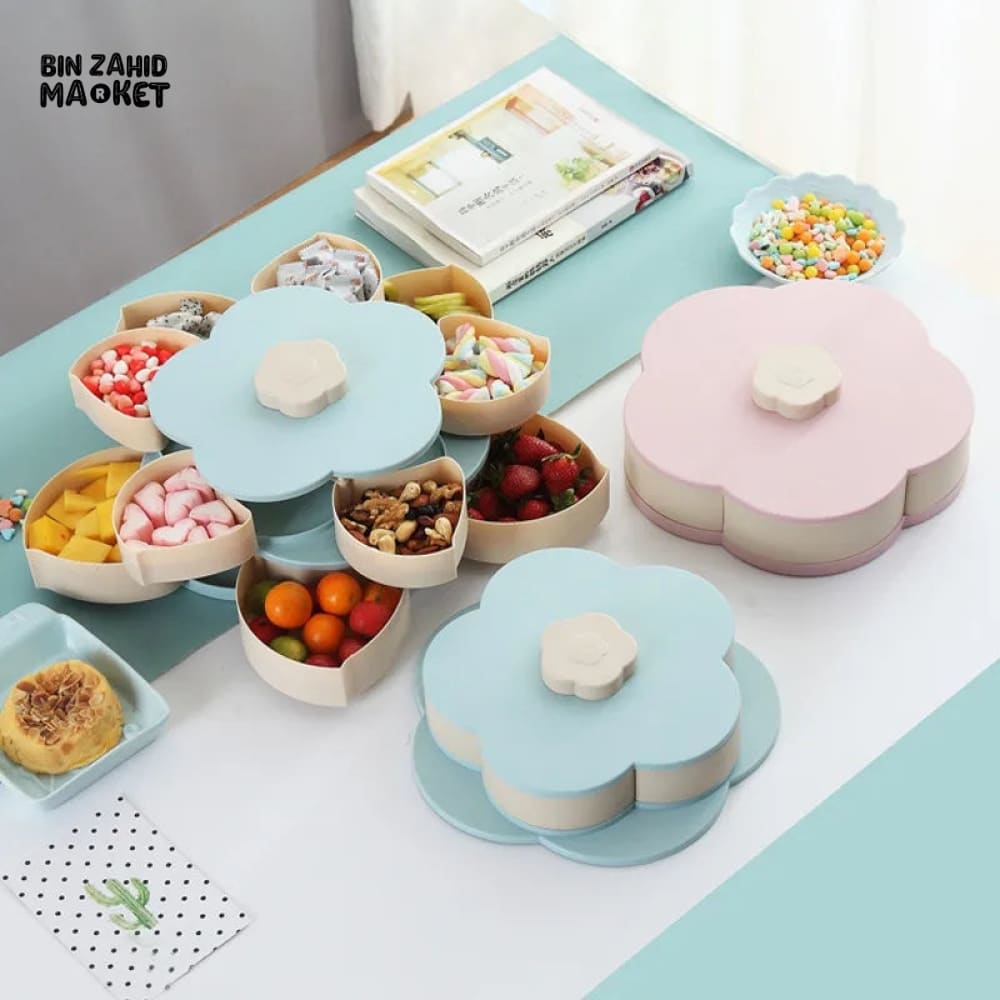 PETAL DRY FRUIT & CANDY TRAY