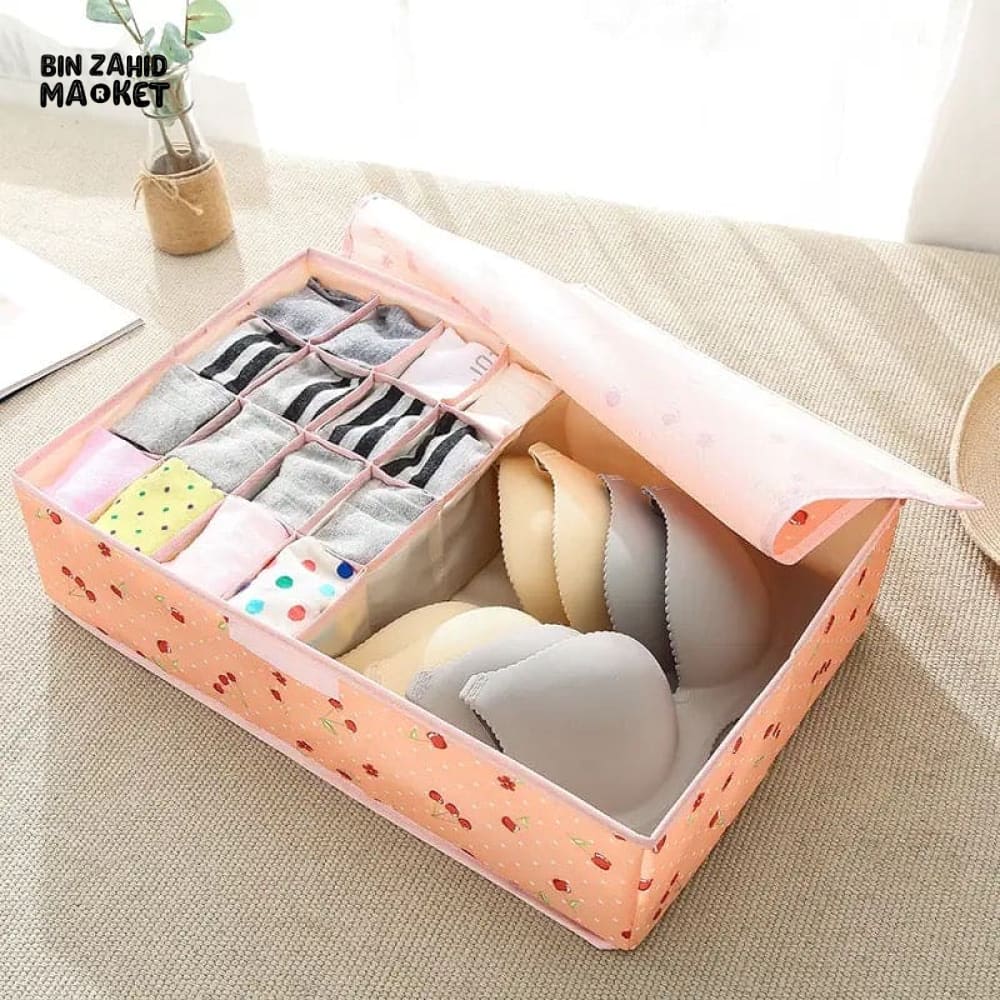 17 GRIDS GARMENT STORAGE ORGANIZER BOX