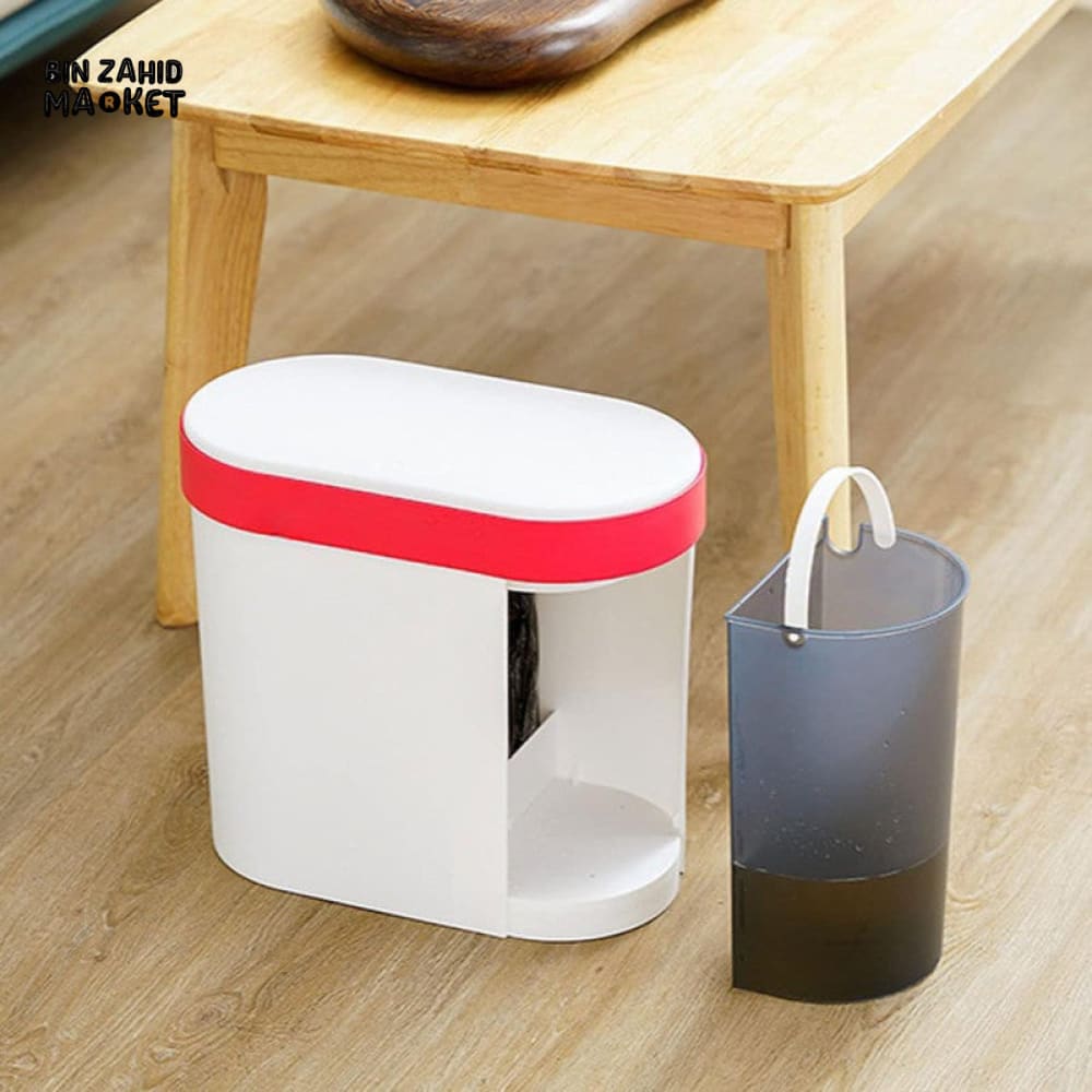 WASTE BIN HOUSEHOLD GARBAGE CAN WITH LID – DETACHABLE & DURABLE