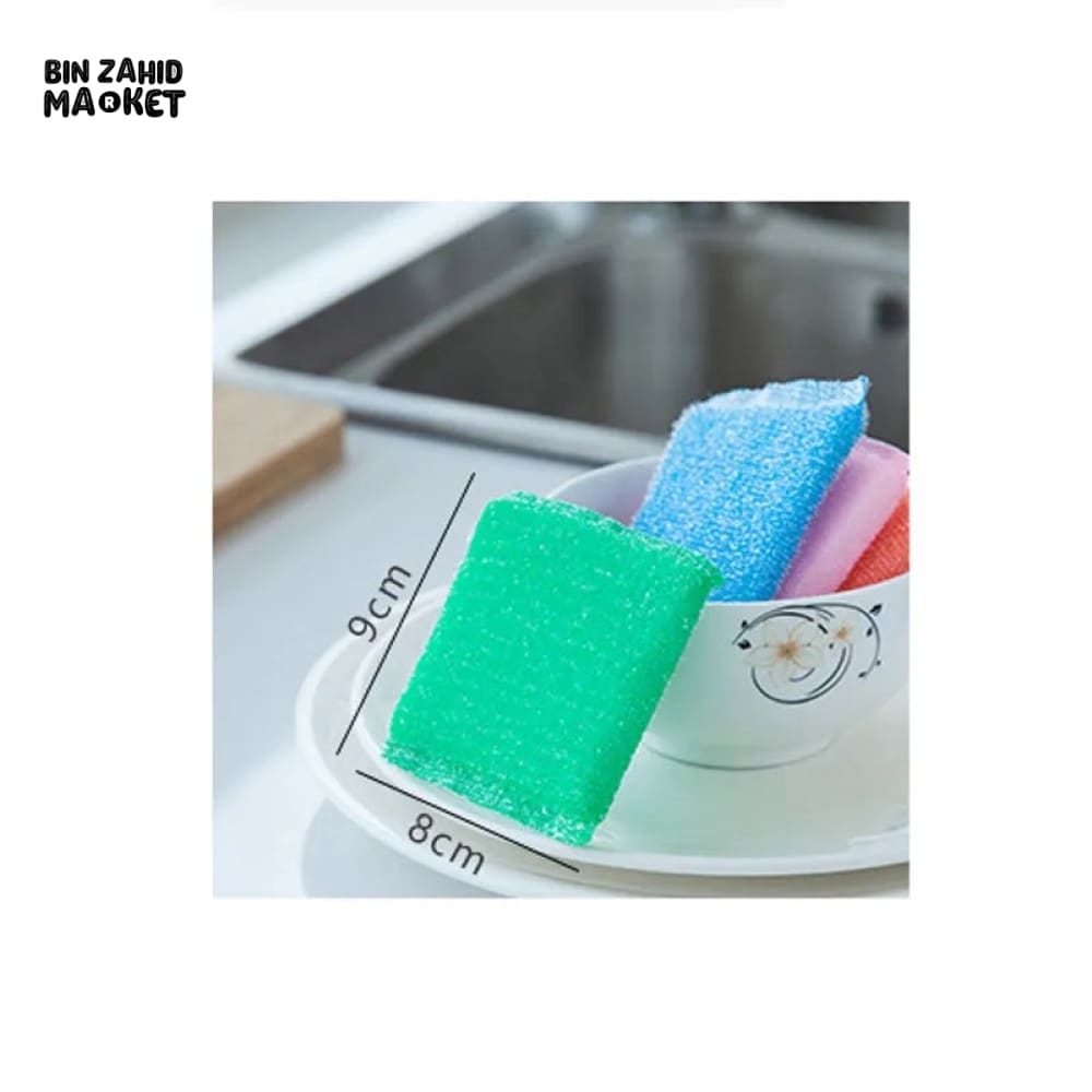 4 PIECES DISH WASHING SPONGE SET