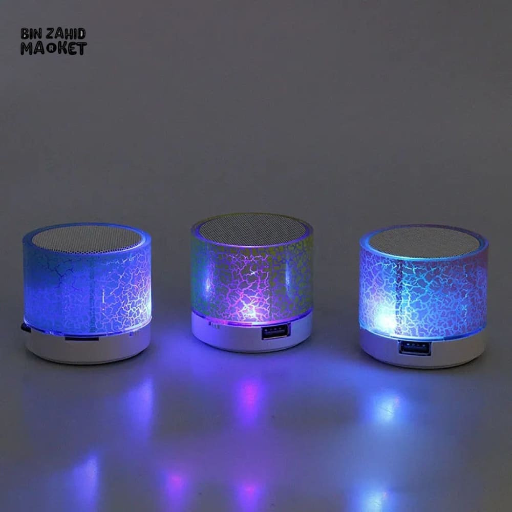 MINI LED CRACKS COLORFUL BLUETOOTH SPEAKERS