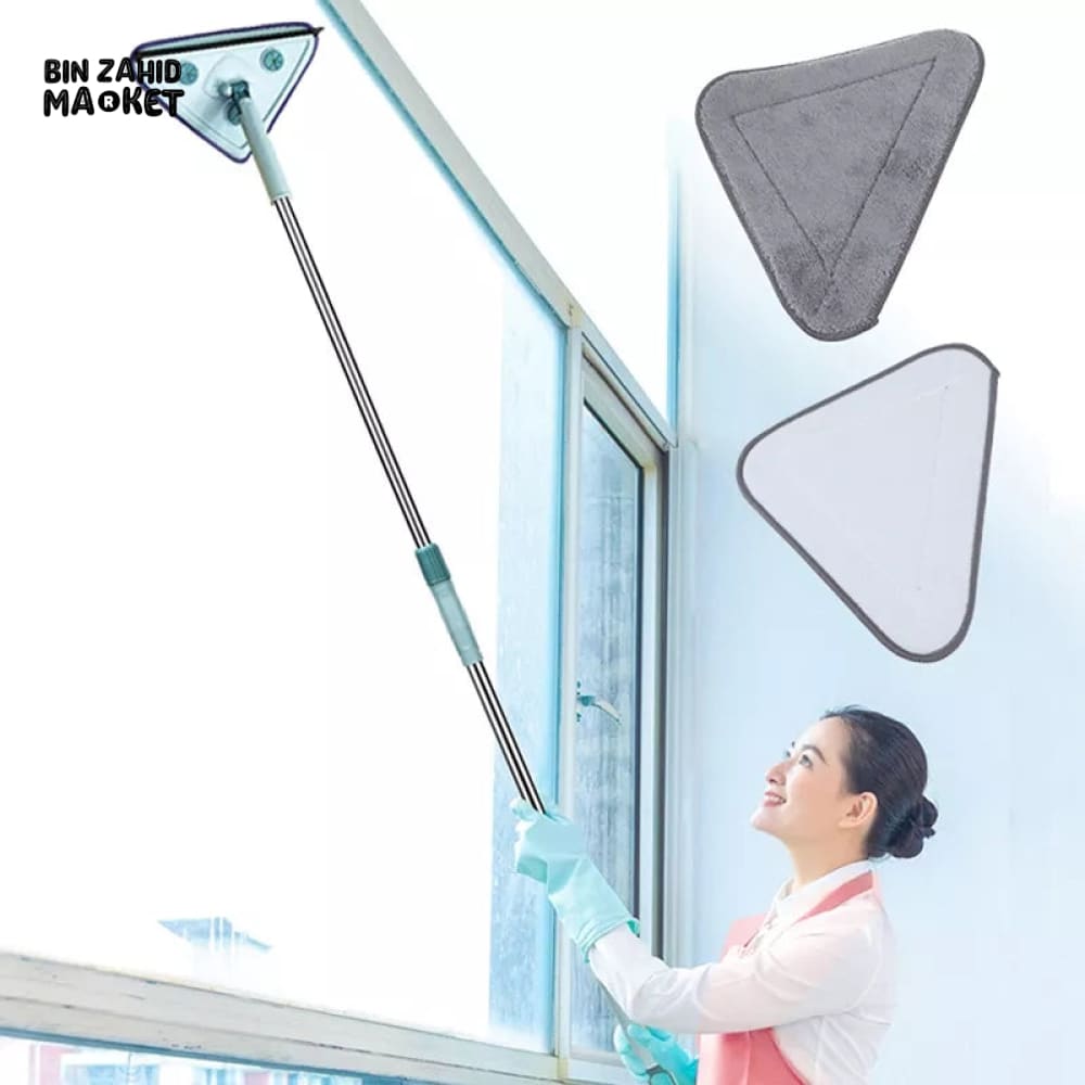 TELESCOPIC TRIANGLE CLEANING WIPER MOP