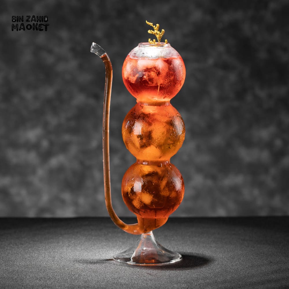ROCK SUGAR GOURD COCKTAIL GLASS – TALL & CREATIVE DESIGN