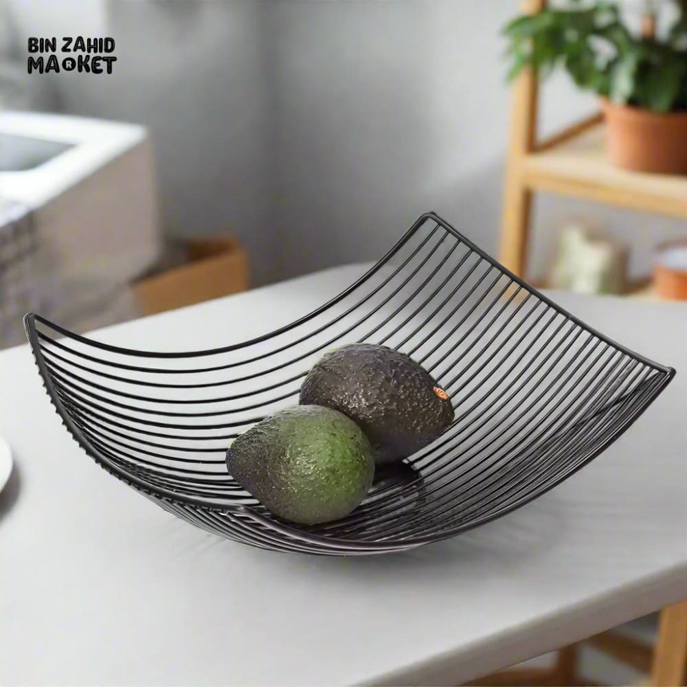 CREATIVE METAL FRUIT & SNACK BASKET – MULTI-FUNCTIONAL ELEGANT STORAGE SOLUTION