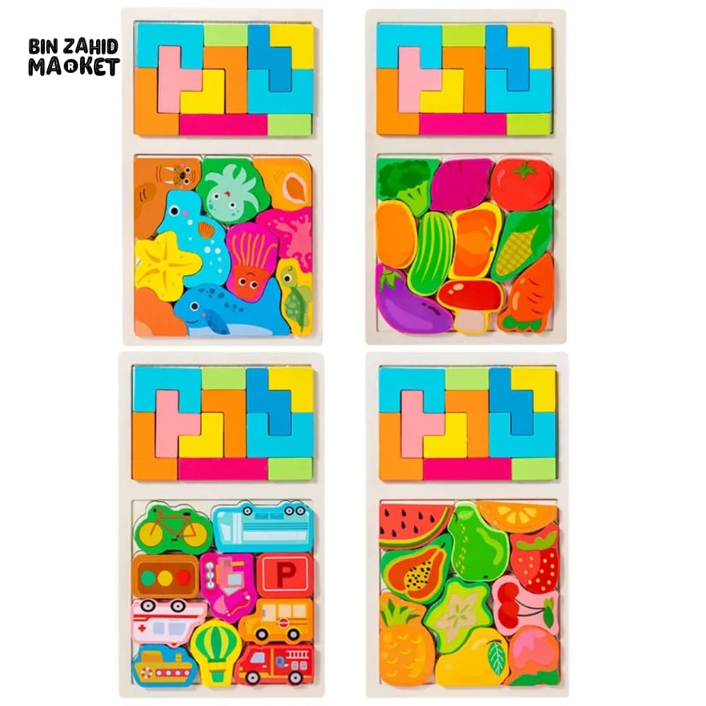 2-IN-1 MULTIFUNCTIONAL LOGIC BLOCKS TOY – EDUCATIONAL SET FOR KIDS