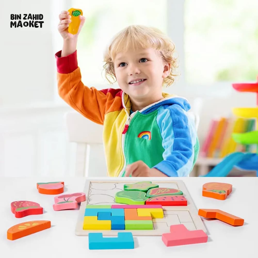 2-IN-1 MULTIFUNCTIONAL LOGIC BLOCKS TOY – EDUCATIONAL SET FOR KIDS