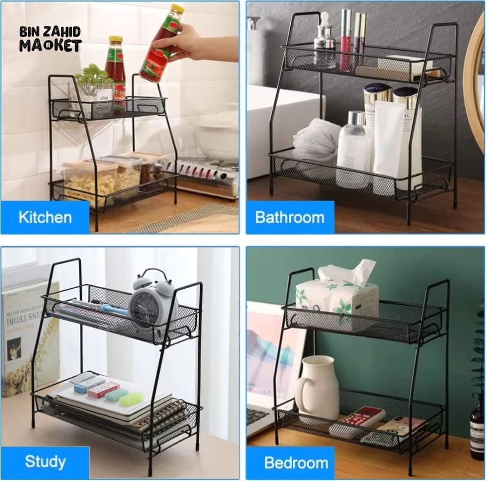 2-LAYERS COUNTER-TOP METAL STAND