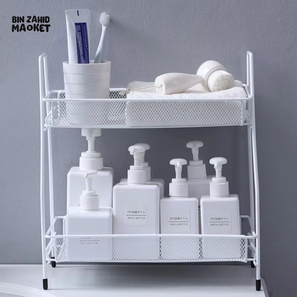 2-LAYERS COUNTER-TOP METAL STAND