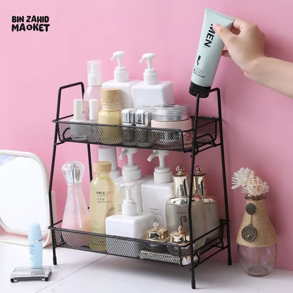 2-LAYERS COUNTER-TOP METAL STAND