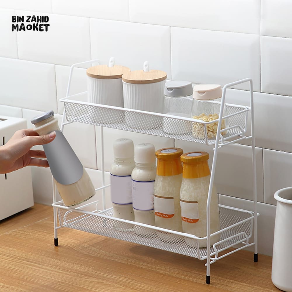 2-LAYERS COUNTER-TOP METAL STAND