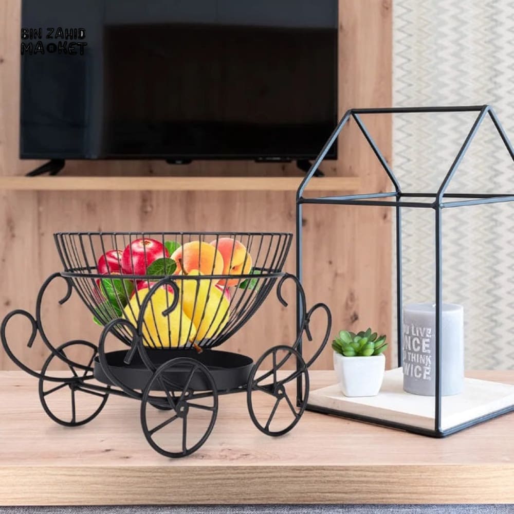 2-TIER DECORATIVE FRUIT BASKET