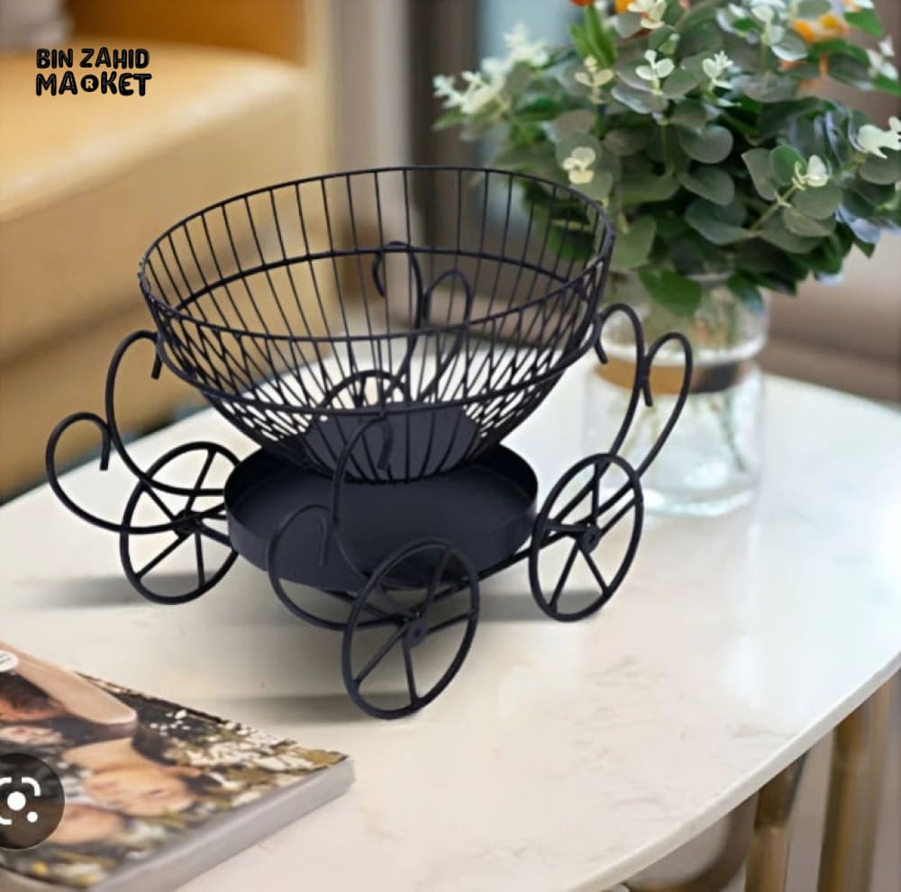 2-TIER DECORATIVE FRUIT BASKET