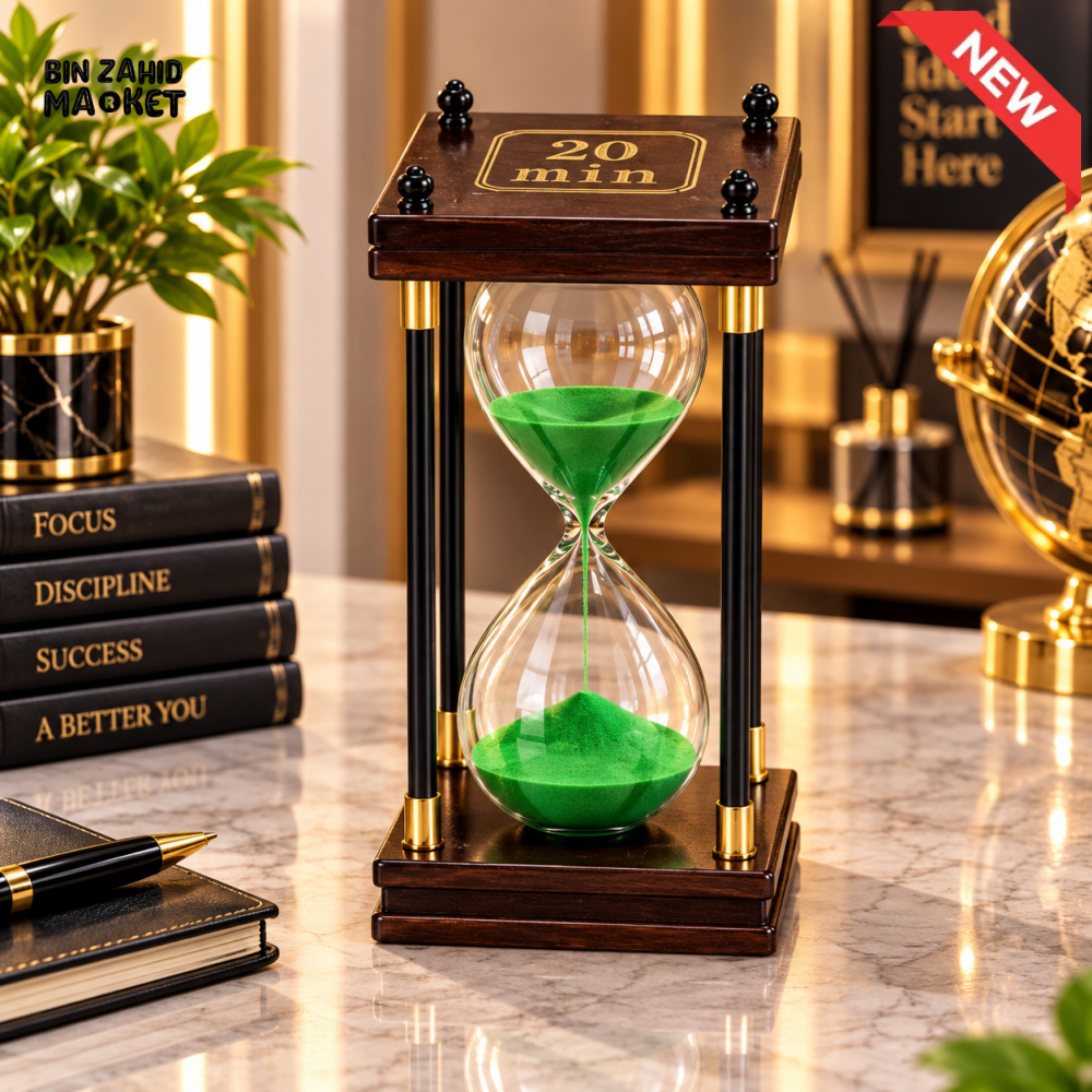 20 MINUTE GREEN SAND HOURGLASS TIMER