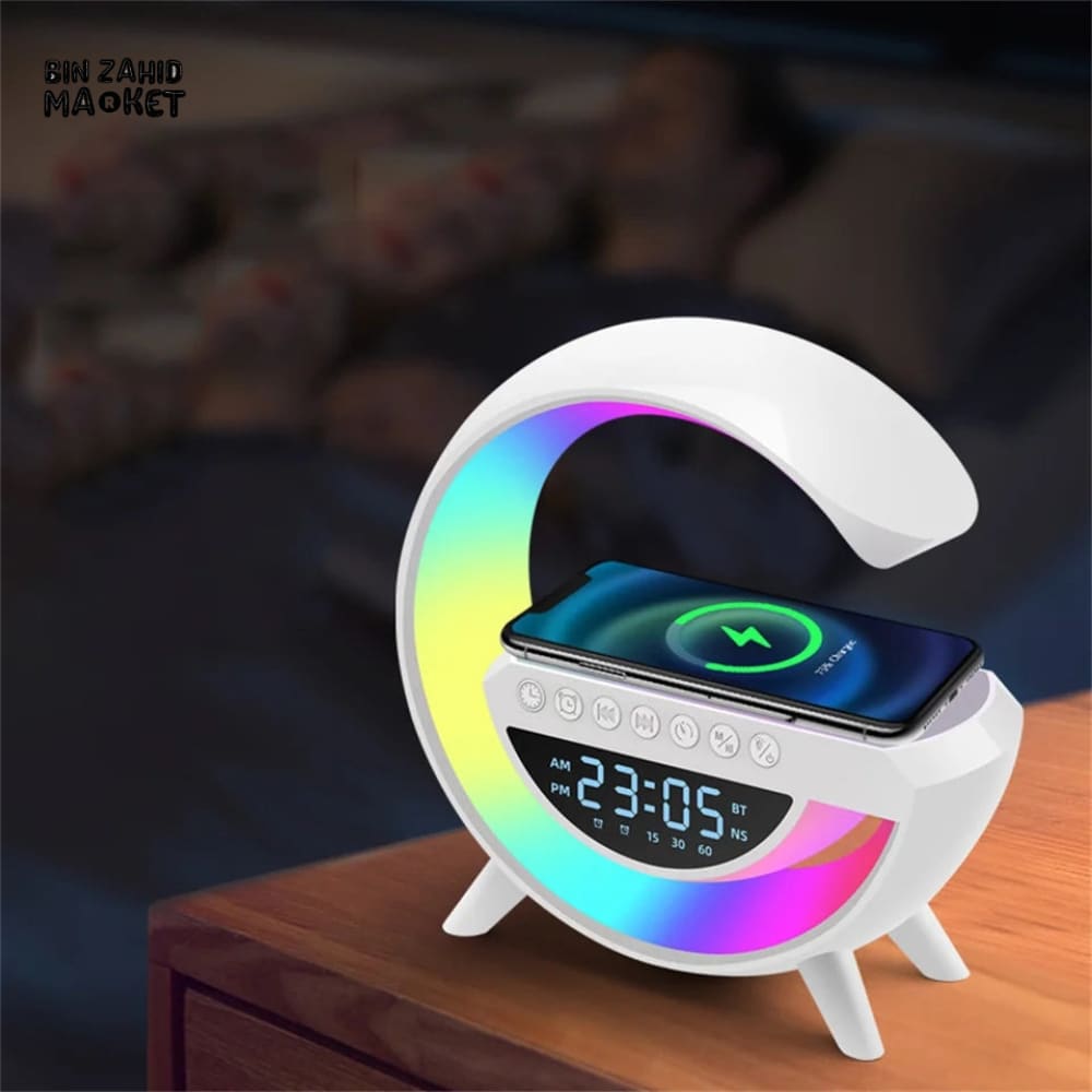 WIRELESS CHARGER + BLUETOOTH SPEAKER G-LAMP
