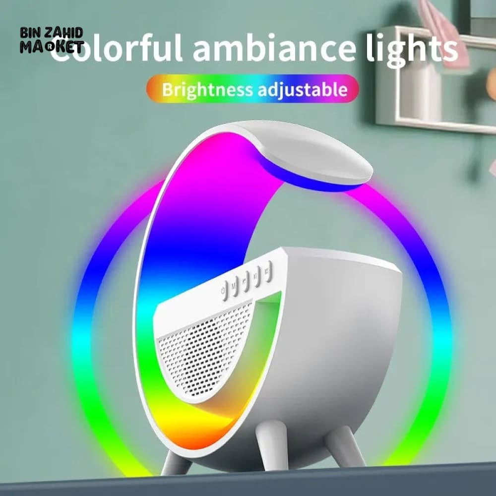 WIRELESS CHARGER + BLUETOOTH SPEAKER G-LAMP