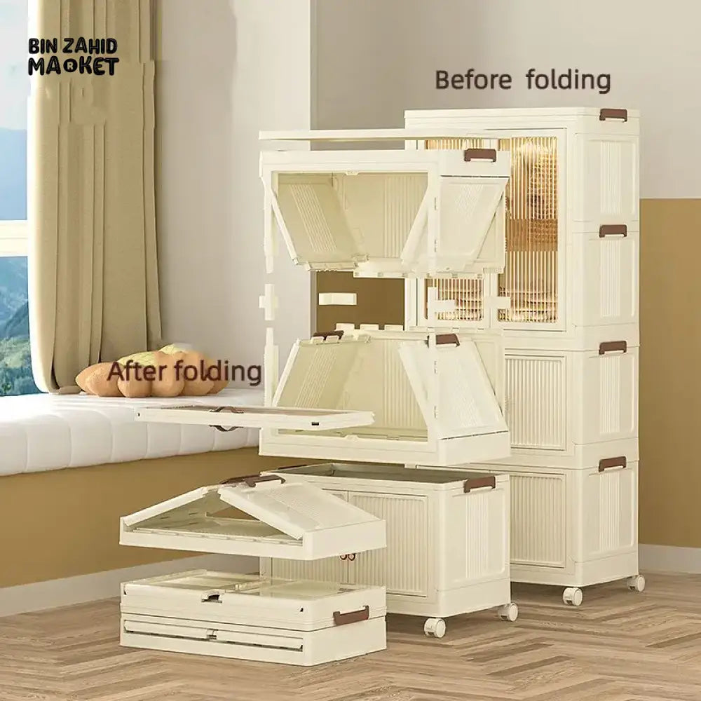 LUXORMOVE 3 LAYERS LARGE CAPACITY FOLDING STORAGE CABINETS - BZM-102587