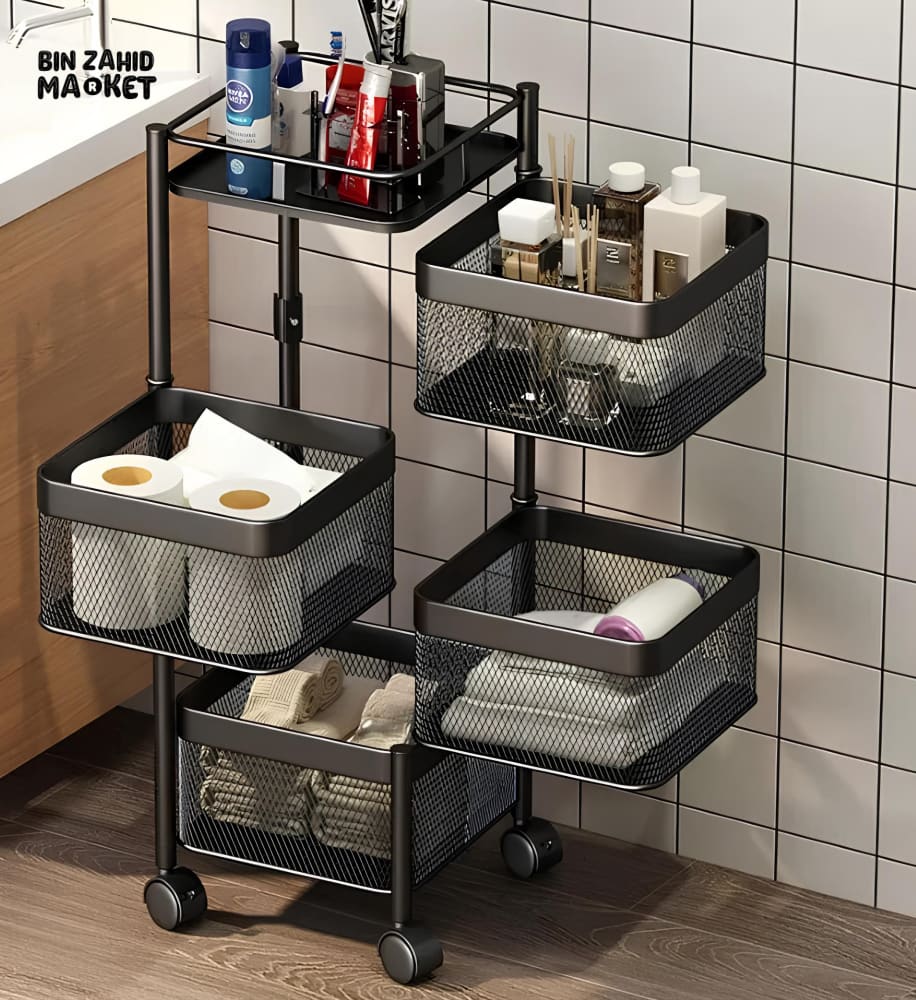 PREMIUM SQUARE METAL TROLLEY