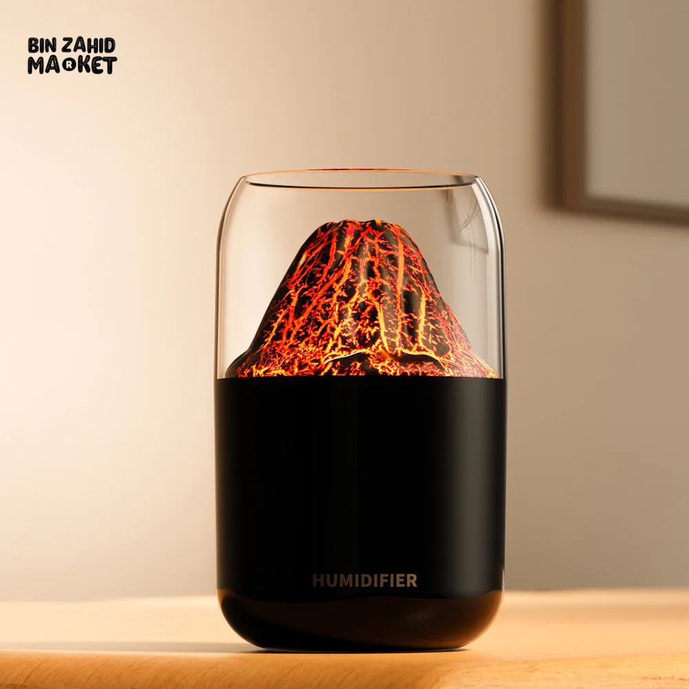 SIMULATED VOLCANO HUMIDIFIER – USB MINI DESKTOP AIR PURIFIER & AROMATHERAPY SPRAY