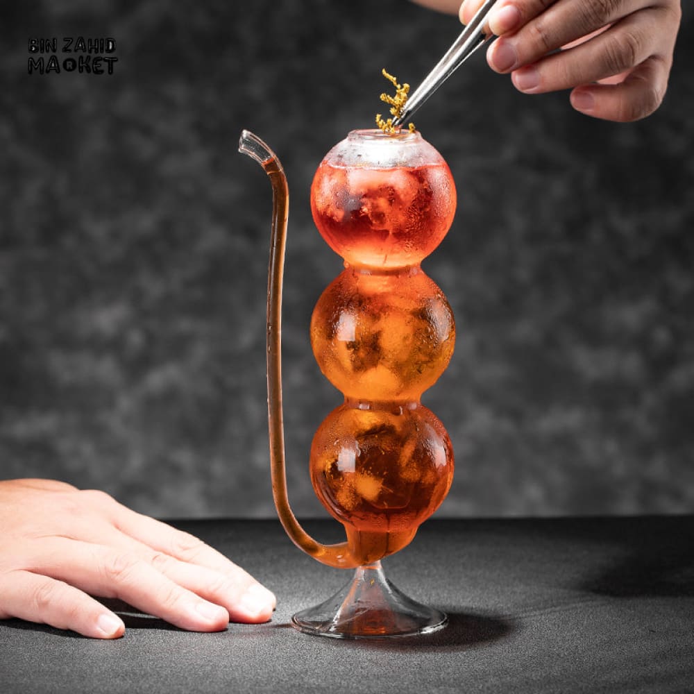 ROCK SUGAR GOURD COCKTAIL GLASS – TALL & CREATIVE DESIGN
