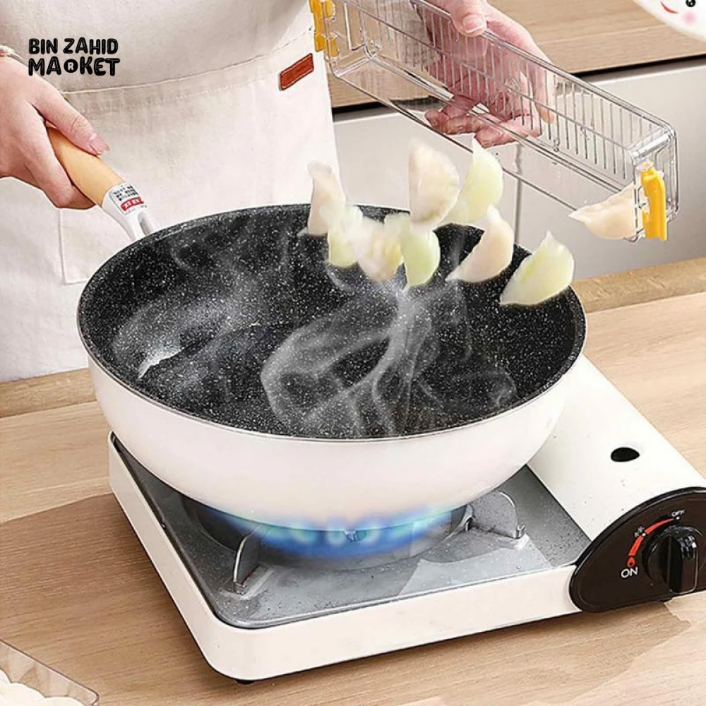 3-LAYER DUMPLING & SANDWICH STORAGE BOX FOOD GRADE PORTABLE WITH TIMING FREEZER