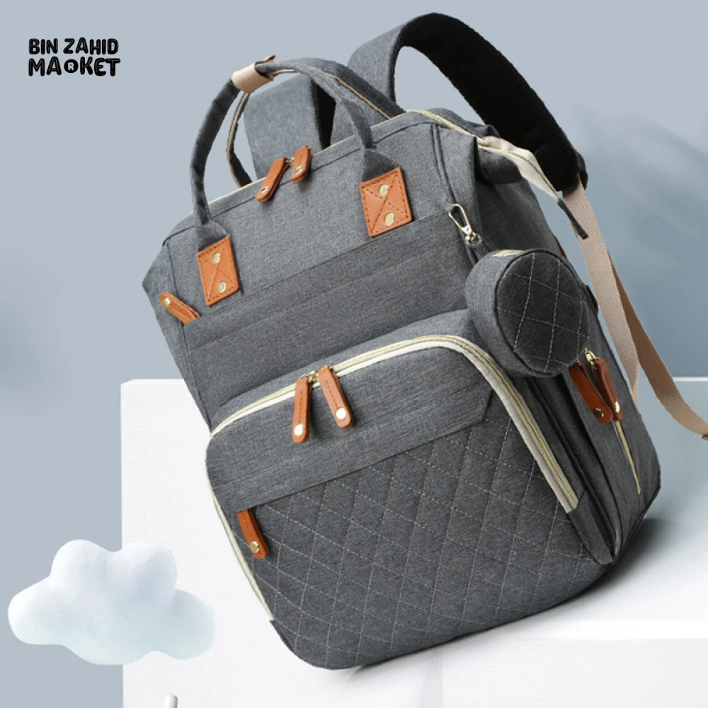 WOMEN'S BACKPACK LARGE CAPACITY WATERPROOF OXFORD CLOTH MUMMY BAG DIAPER STORAGE FASHION