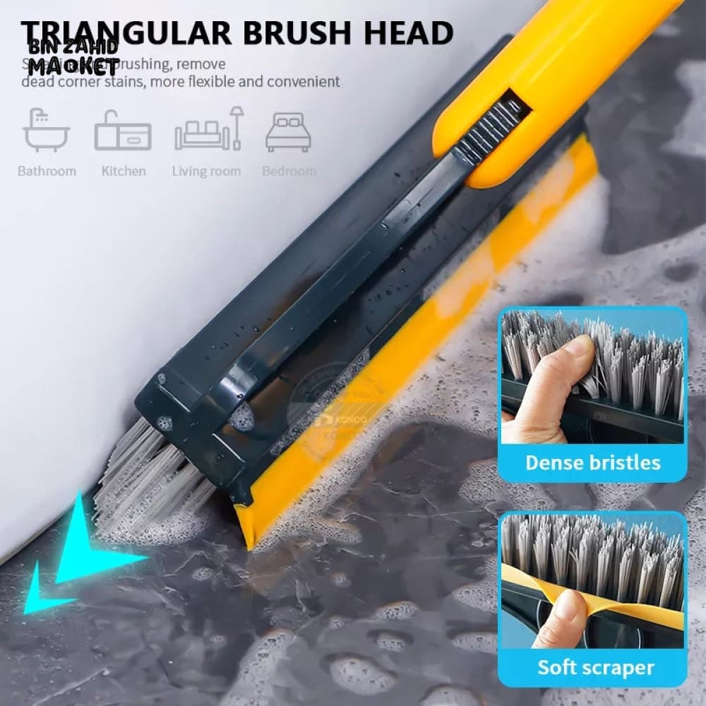 2IN1 FLOOR SCRUBBER CLEANING WIPER BRUSH
