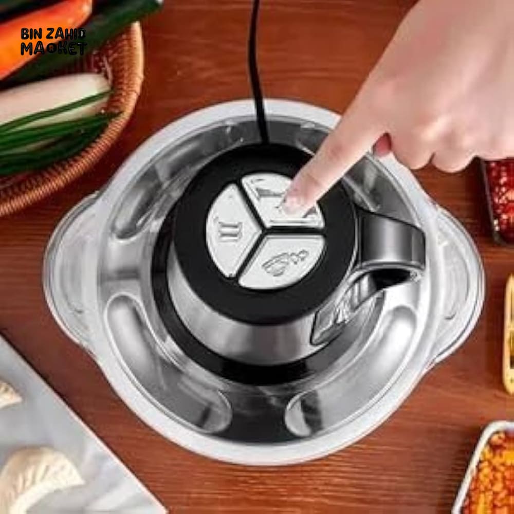 2L ELECTRIC MEAT GRINDER | STAINLESS STEEL FOOD PROCESSOR | HIGH-POWER CHOPPER FOR HOME USE