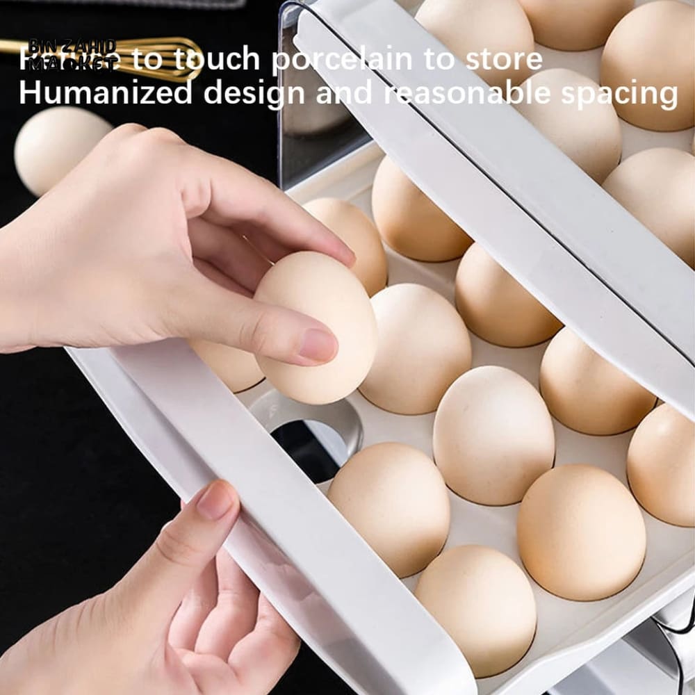 2X LAYERS DRAWER EGG STORAGE BOX