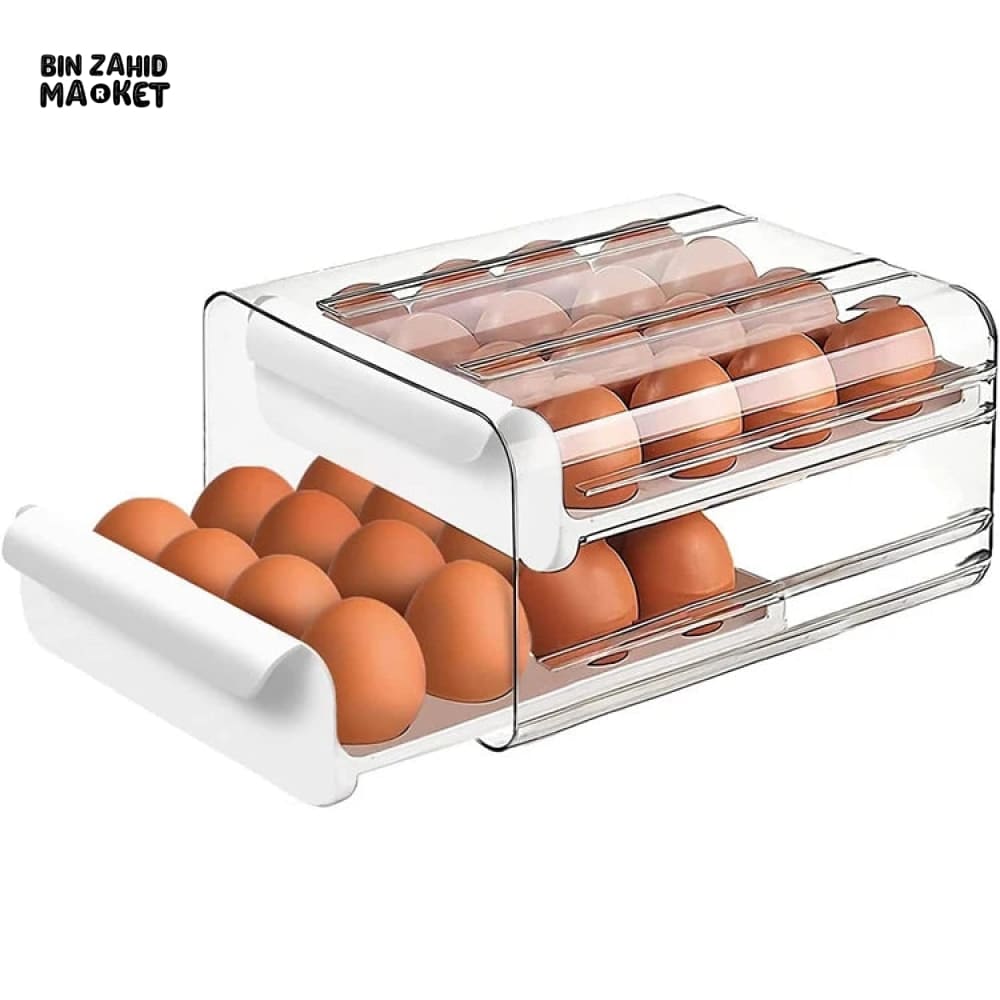 2X LAYERS DRAWER EGG STORAGE BOX