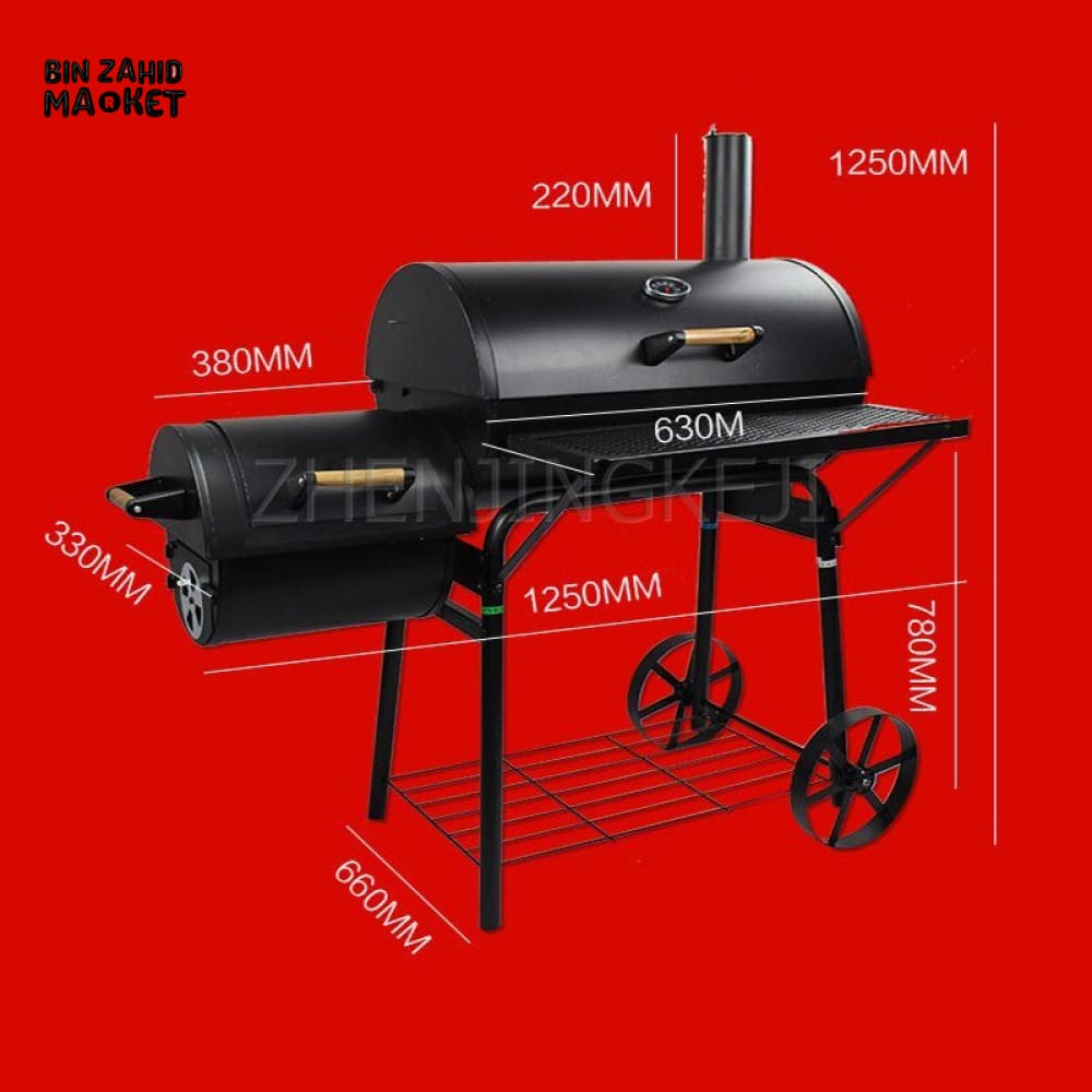 AMERICAN SMOKED OVEN CHARCOAL GRILL
