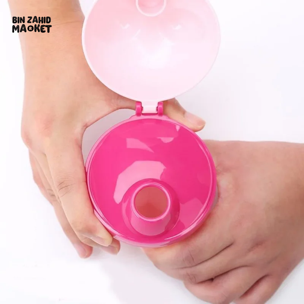 3-GRIDS BEAR SHAPE MILK POWDER DISPENSER PORTABLE LEAKPROOF BABY FEEDING BOX