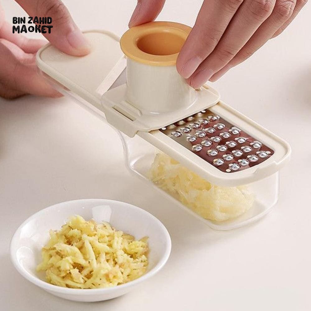3-IN-1 GARLIC & GINGER GRINDER WITH STORAGE BOX