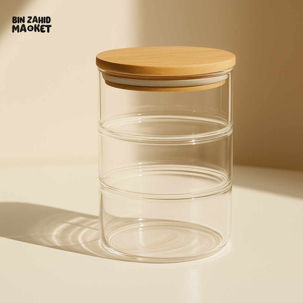 3 Layer Glass Food Container