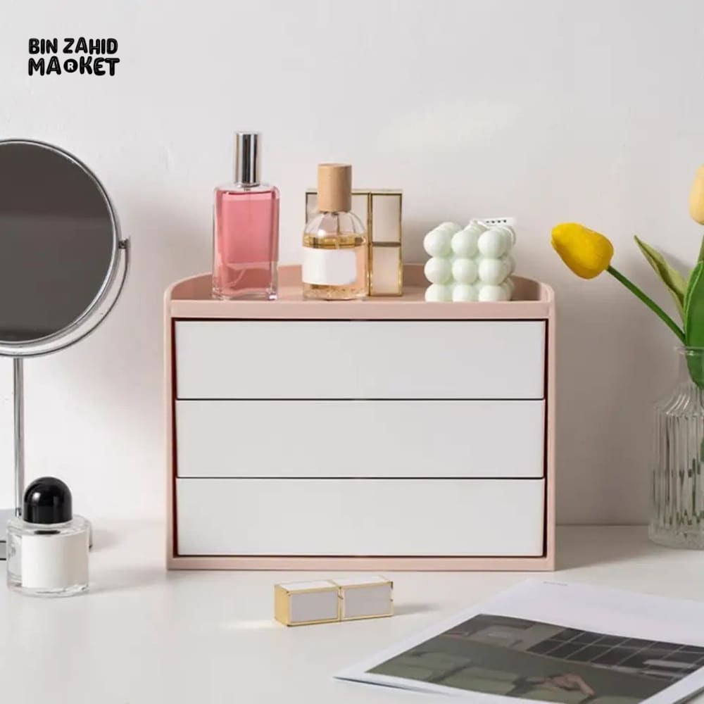 3 LAYERS SEMICIRCLE COSMETIC ORGANIZER