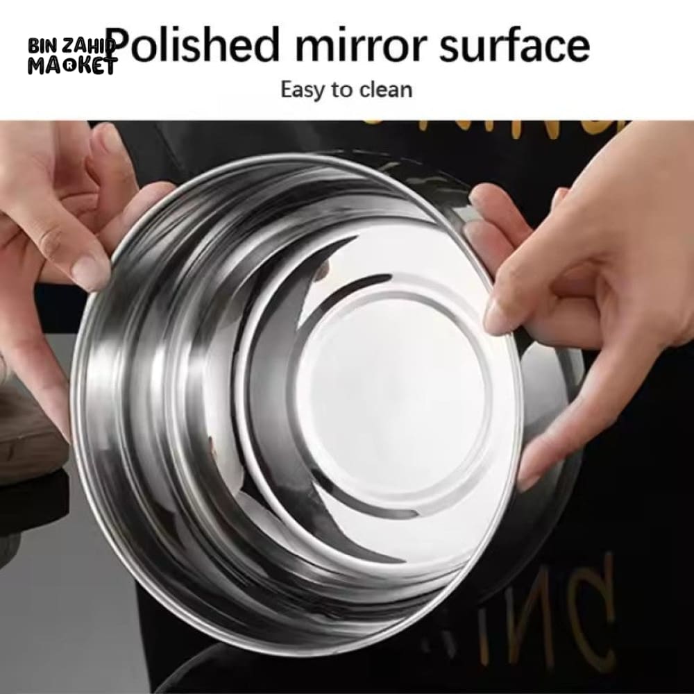 3-PIECE STAINLESS STEEL CONTAINER SET – AIRTIGHT FOOD STORAGE WITH PLASTIC LIDS