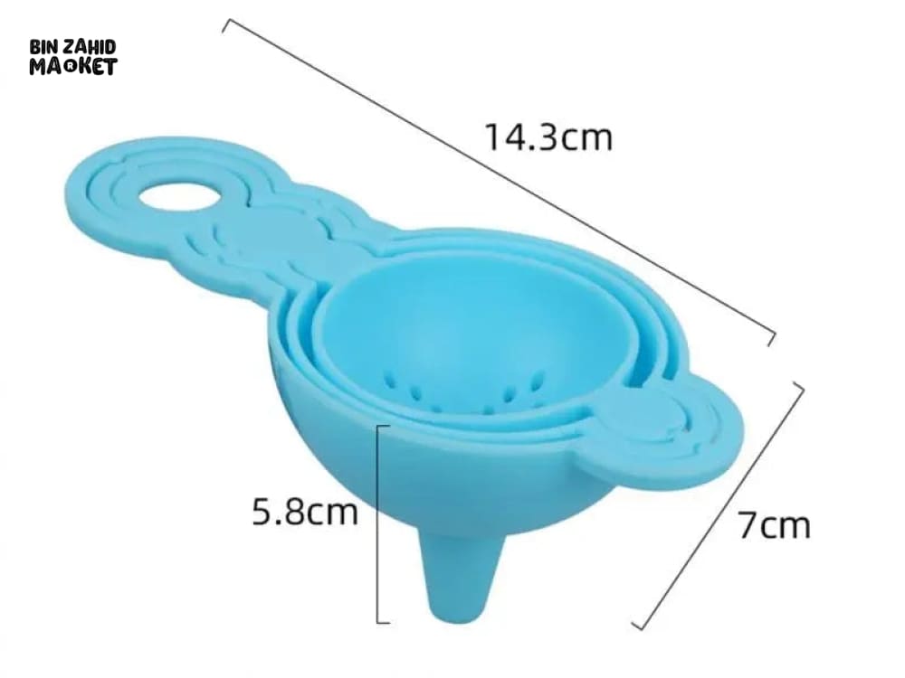 3 PIECES FUNNEL EGG WHITE SEPERATOR