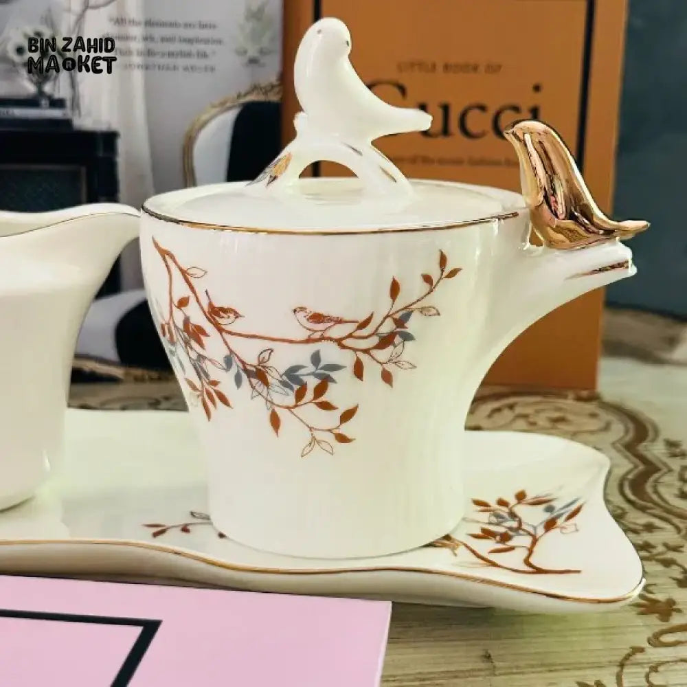 3 PIECES SUGAR POT SET ELEGANT KITCHEN CONTAINER SET FOR SUGAR & SPICES - BRD355 B