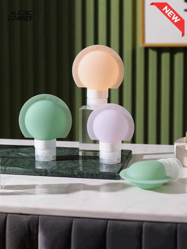 3 PIECES TRAVEL BOTTLE SET – SOFT SILICONE REFILLABLE CONTAINERS FOR LOTION SHAMPOO SOAP & COSMETICS